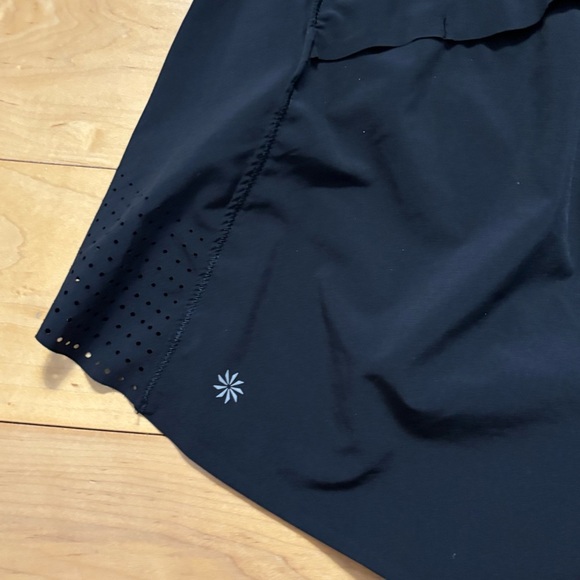 Athleta Hustle 4.5” Shorts Womens Extra Large XL Black Running Workout Exercise - Picture 7 of 7